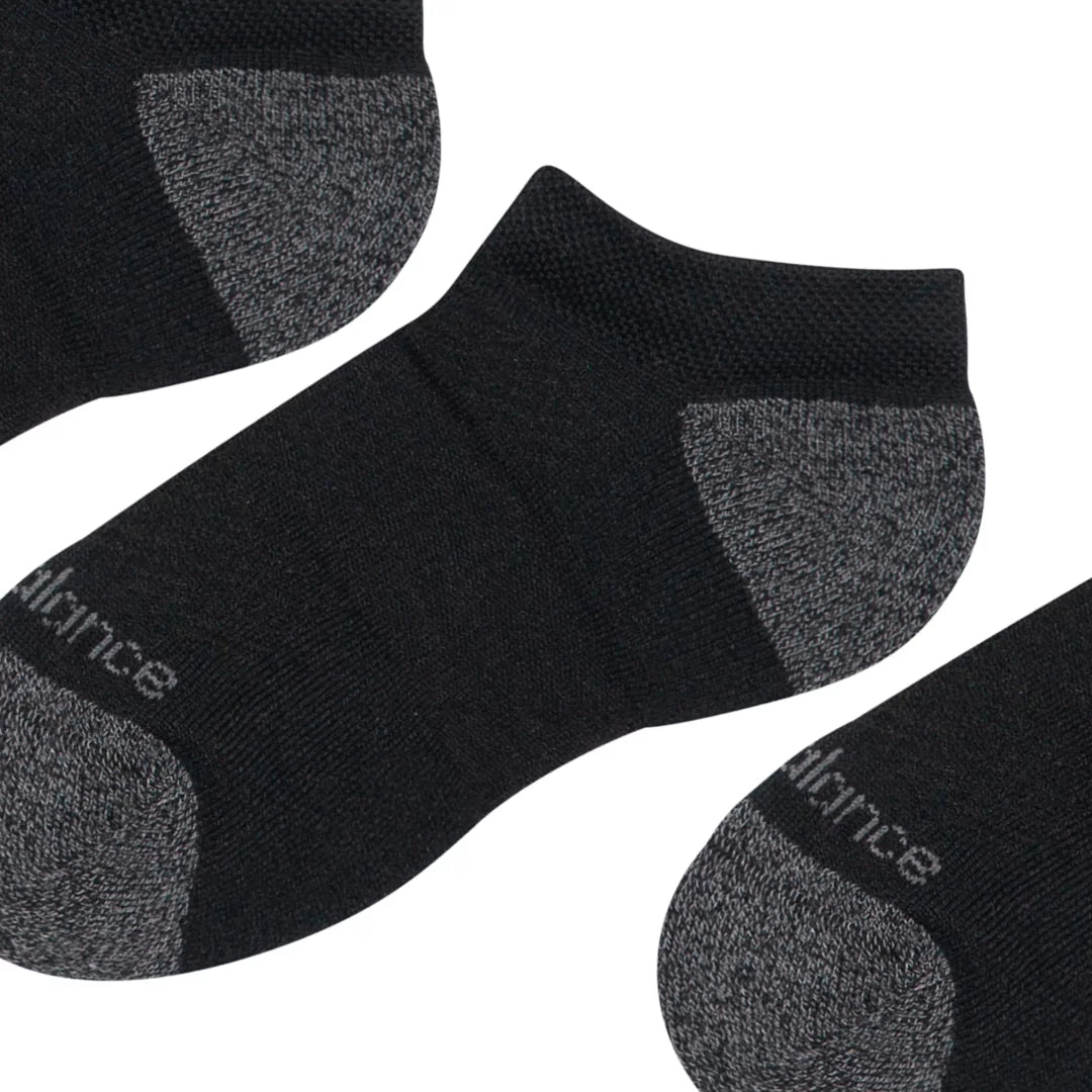 New Balance Youth Active No Show Socks 3 Pack