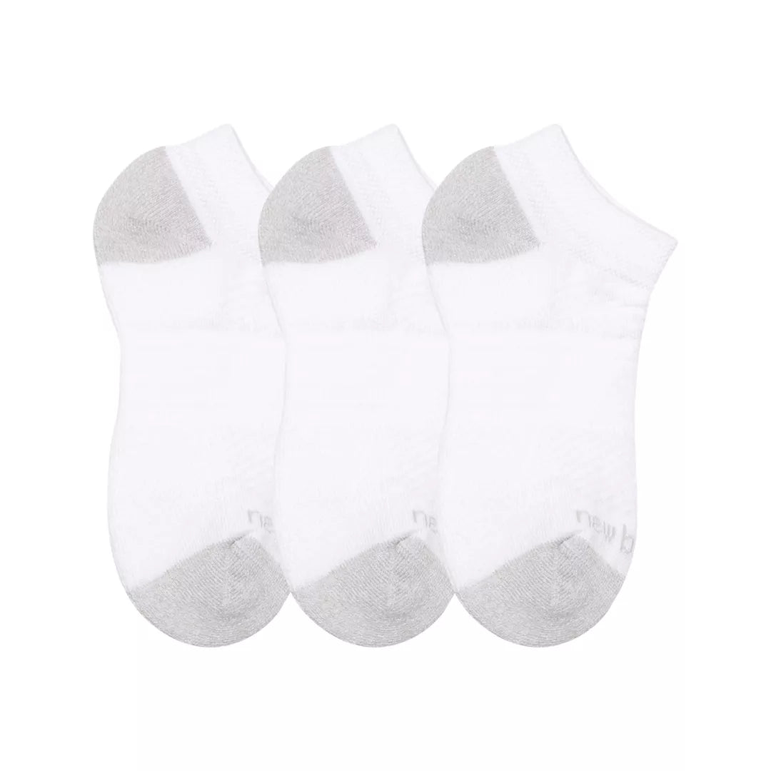 New Balance Youth Active No Show Socks 3 Pack