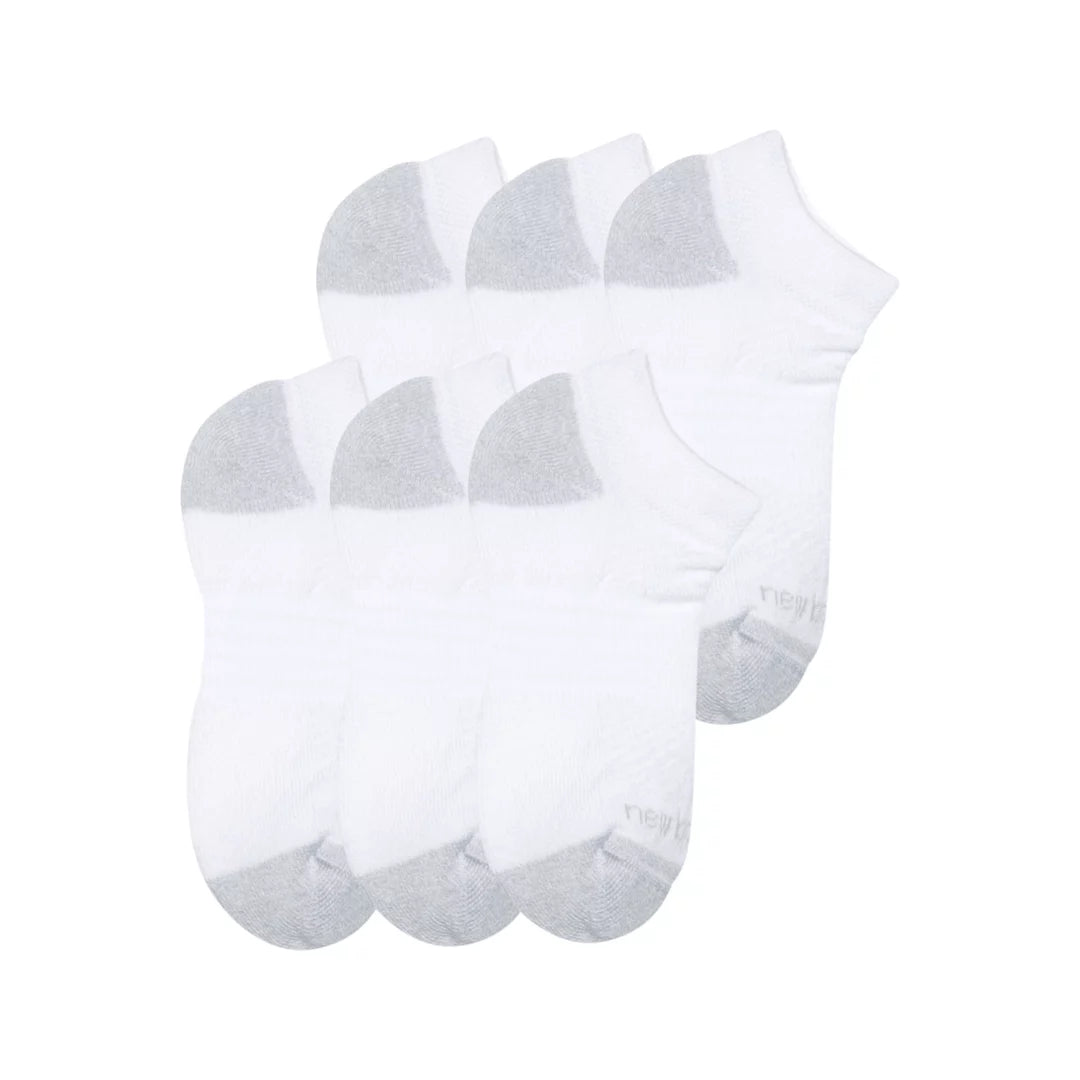 New Balance Youth Active No Show Socks 6 Pack