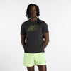 BLACK with ALKALINE GREEN