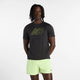 BLACK with ALKALINE GREEN