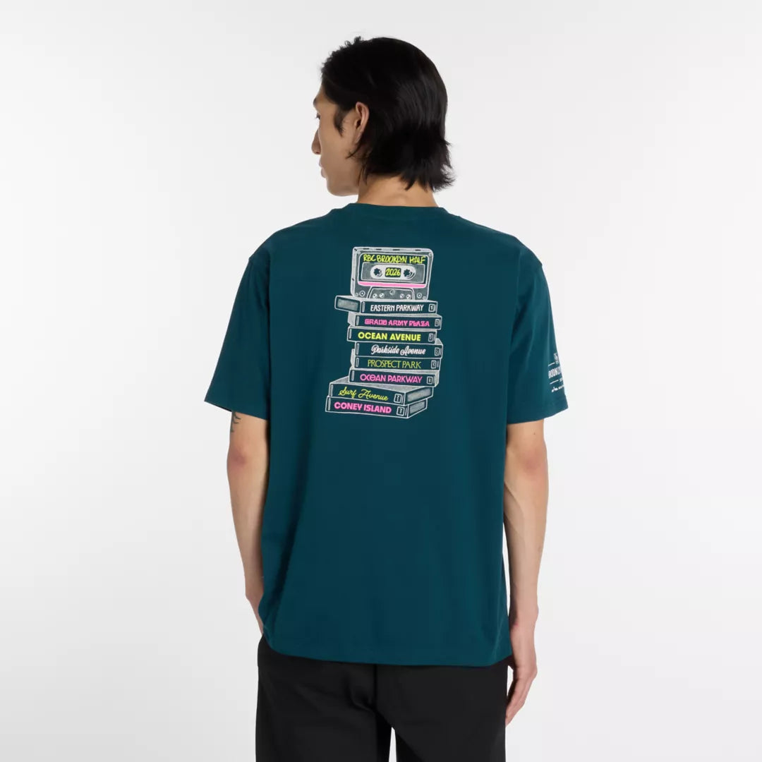 New Balance RBC Brooklyn Half Men's Graphic T-Shirt - Cassette