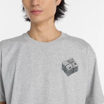 New Balance RBC Brooklyn Half Men's Graphic T-Shirt - Newspaper