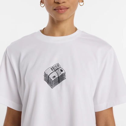 New Balance RBC Brooklyn Half Women's Graphic T-Shirt - Newspaper