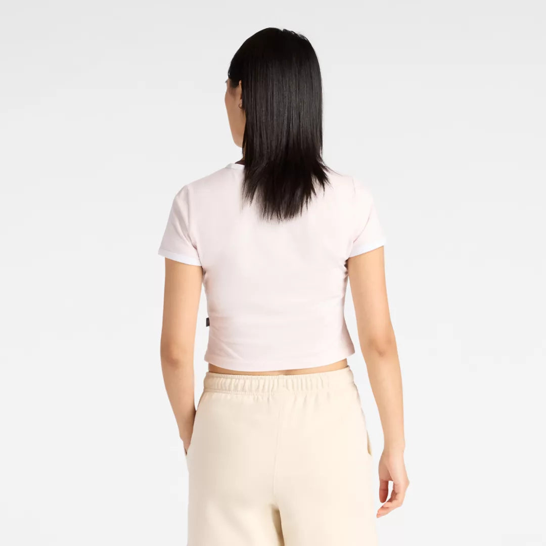 New Balance Linear Rose Baby Doll T-Shirt