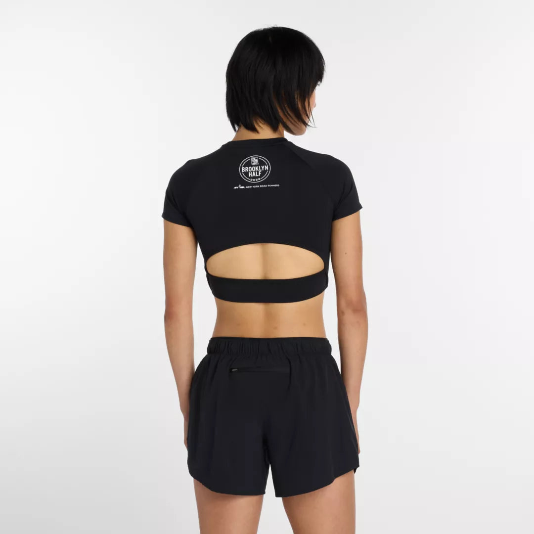 New Balance RBC Brooklyn Half Fast Days Fitted Crop T-Shirt