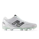 White with Black and Silver Metallic