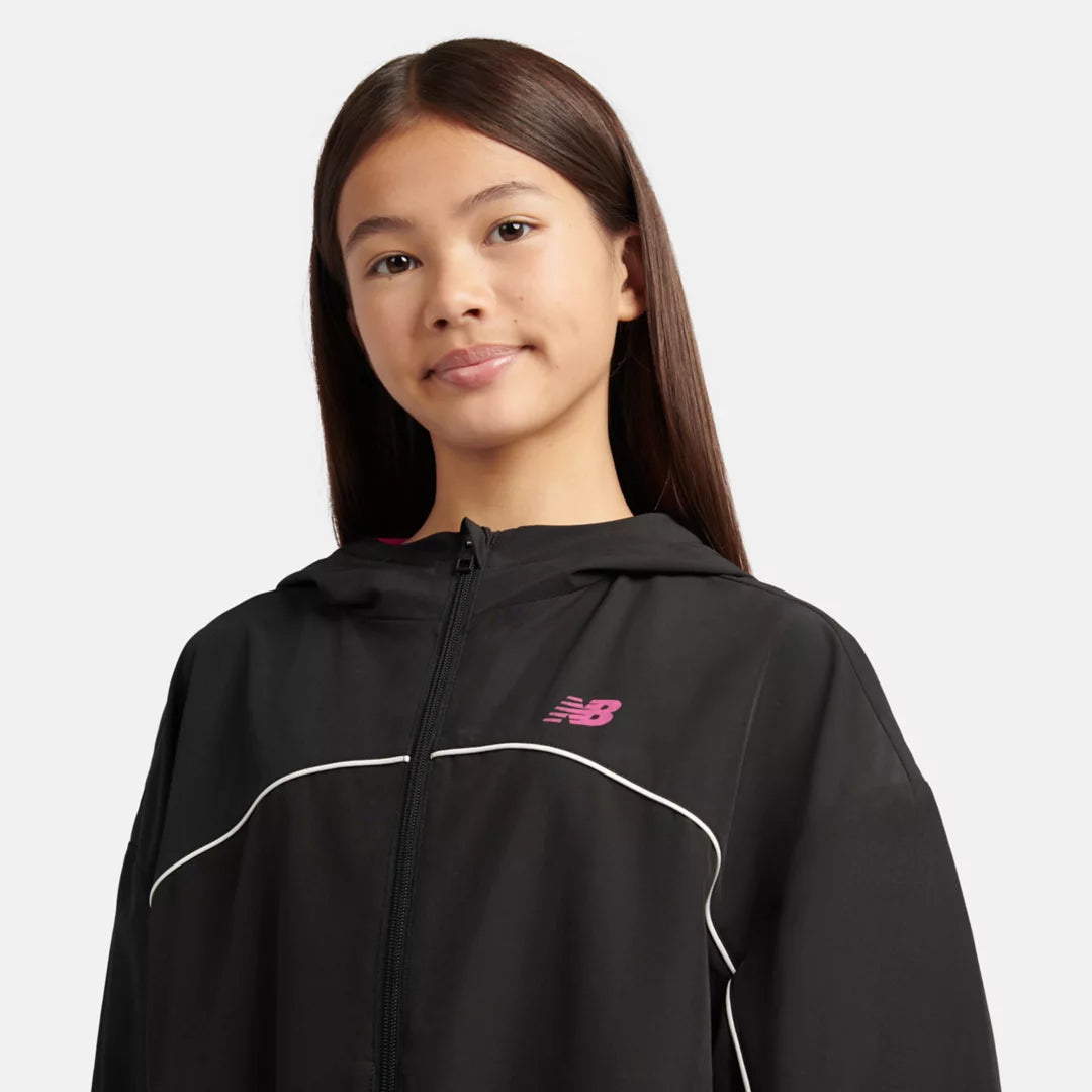 New Balance Contrast Piping Track Jacket