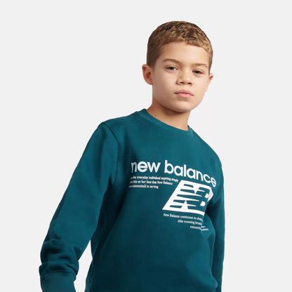 New Balance Athletics Relaxed Player Graphic French Terry Crew
