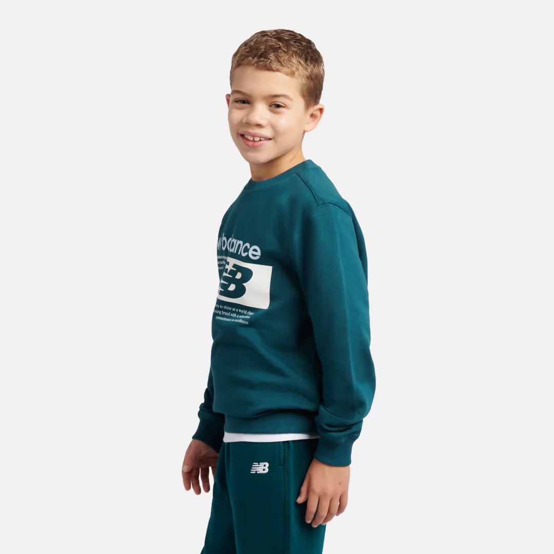 New Balance Athletics Relaxed Player Graphic French Terry Crew