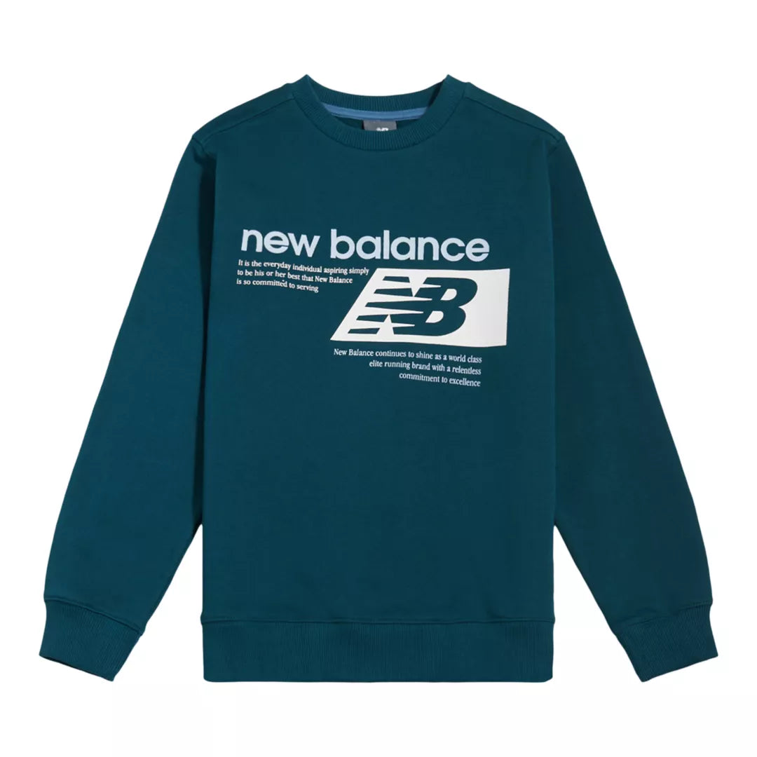 New Balance Athletics Relaxed Player Graphic French Terry Crew