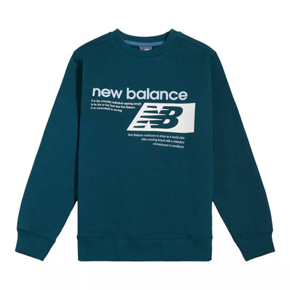 New Balance Athletics Relaxed Player Graphic French Terry Crew