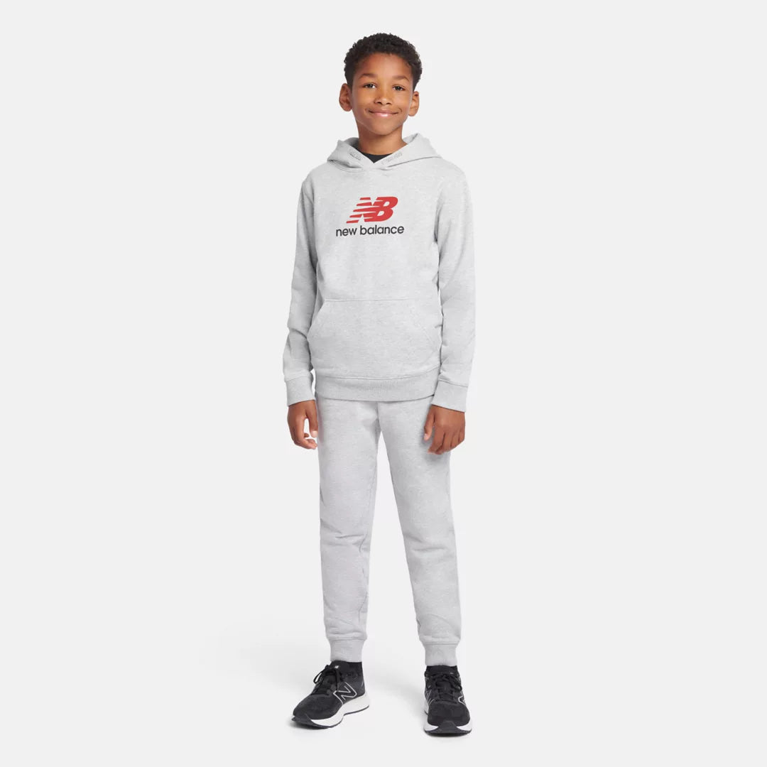 New Balance French Terry Stacked Logo Hoodie