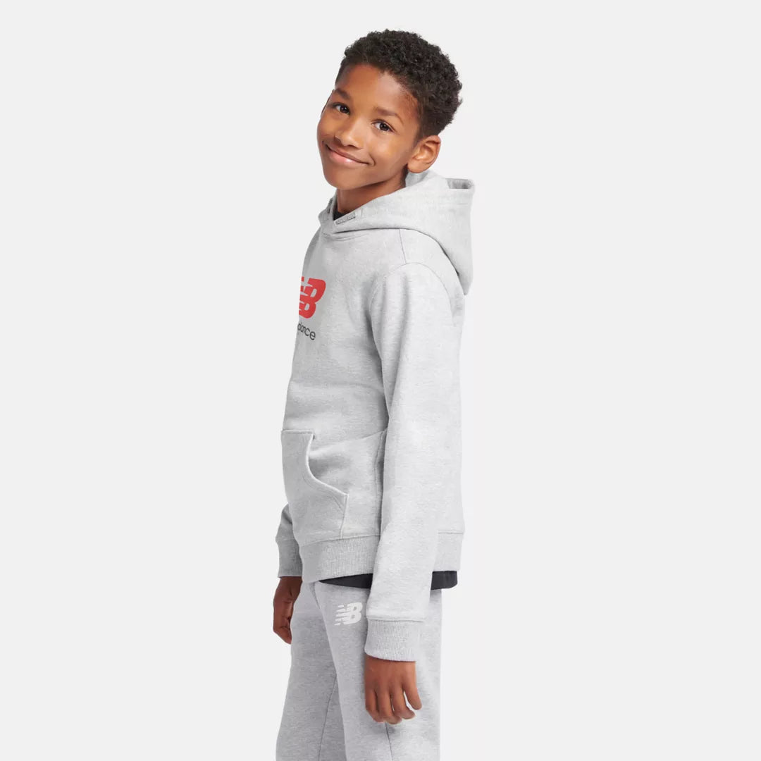 New Balance French Terry Stacked Logo Hoodie