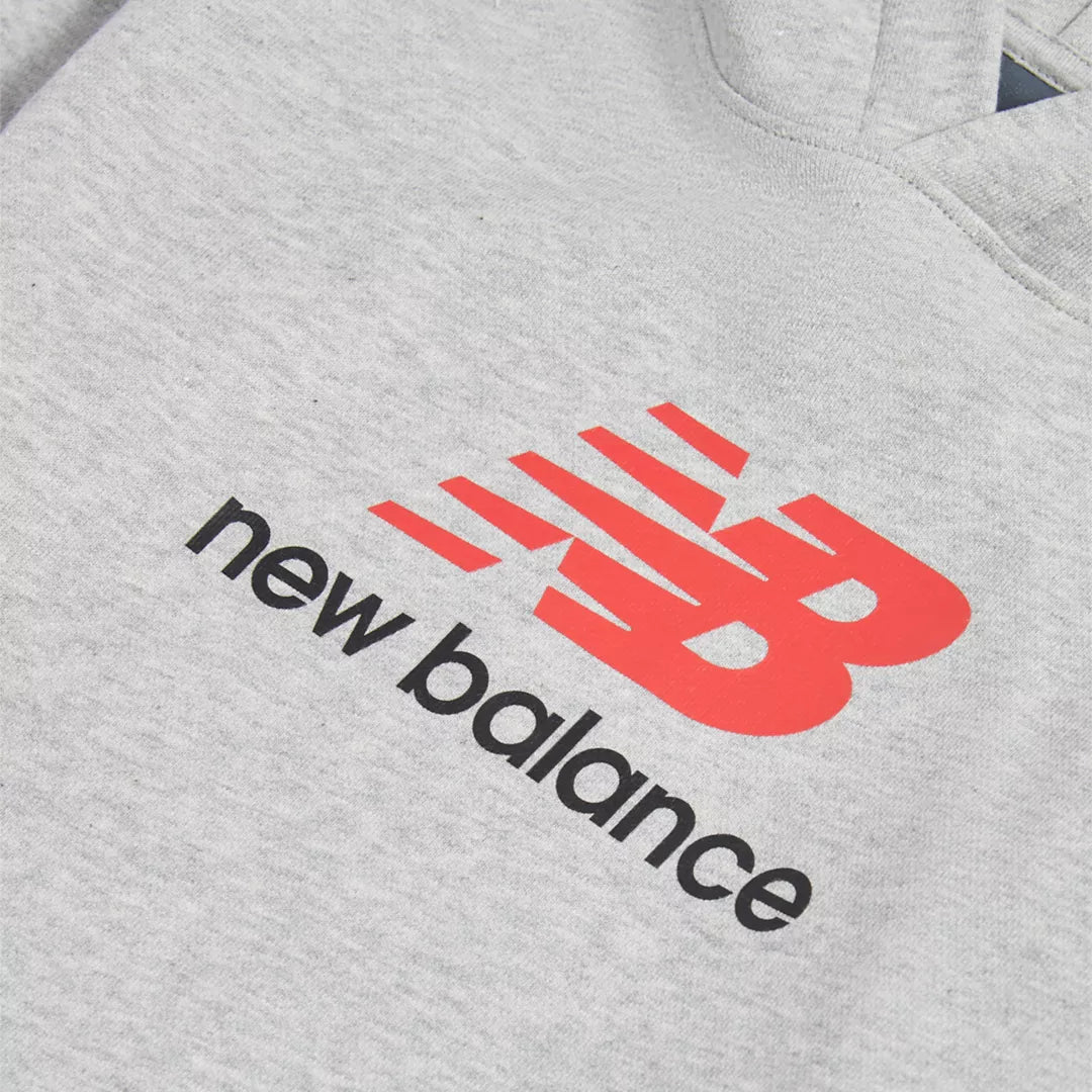 New Balance French Terry Stacked Logo Hoodie