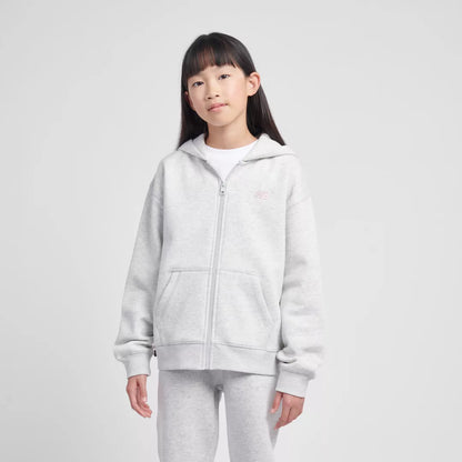 New Balance BB Small Logo Full Zip Hoodie