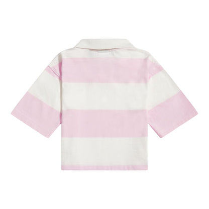 New Balance Striped Rugby Polo