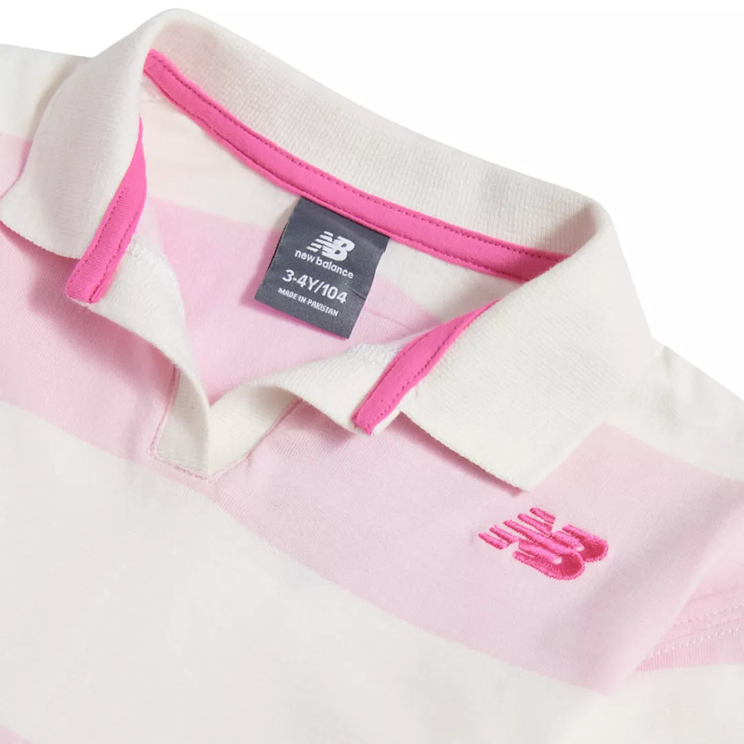 New Balance Striped Rugby Polo