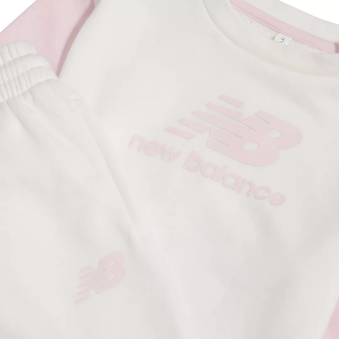 New Balance Colorblock Crew & Jog Set