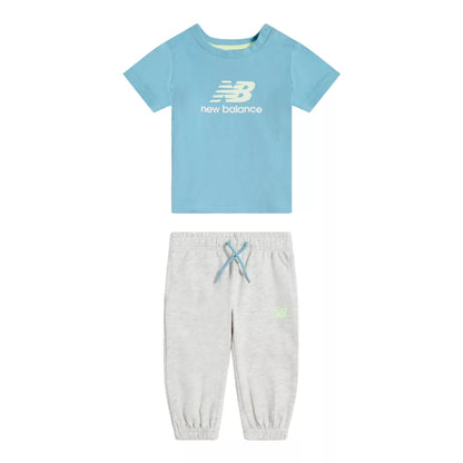 New Balance Colourblock T-Shirt & Jog Set
