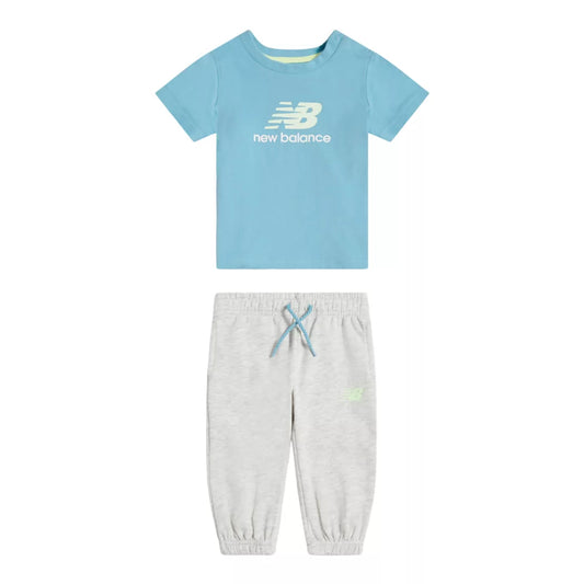 New Balance Colourblock T-Shirt & Jog Set