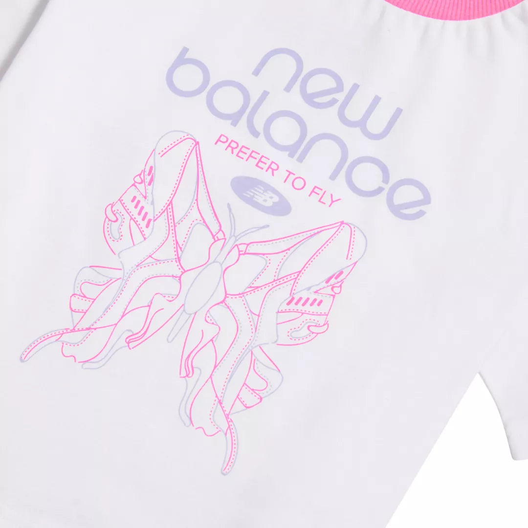 New Balance Prefer To Fly Butterfly Graphic T-Shirt