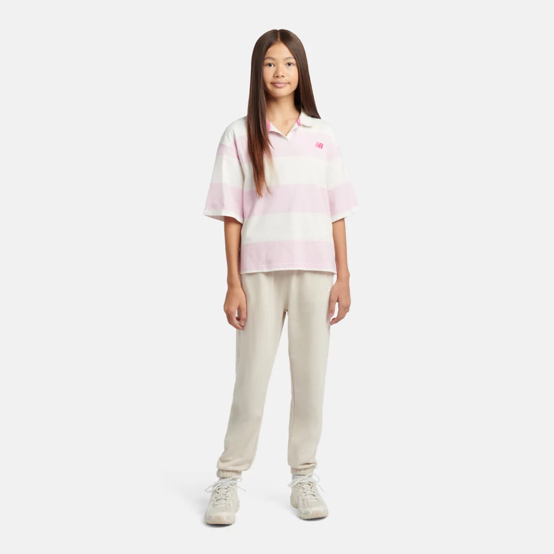 New Balance Striped Rugby Polo