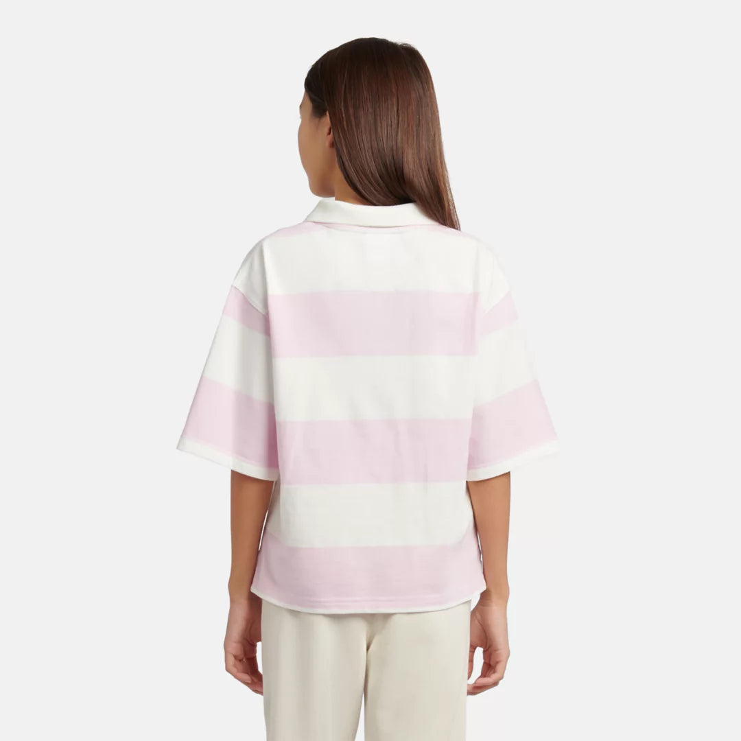New Balance Striped Rugby Polo