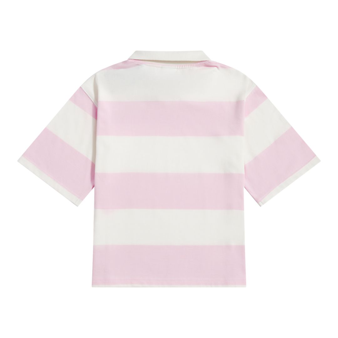 New Balance Striped Rugby Polo