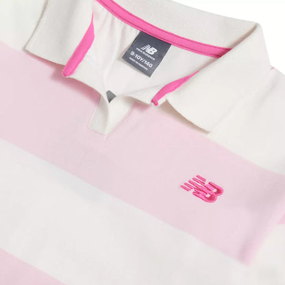 New Balance Striped Rugby Polo