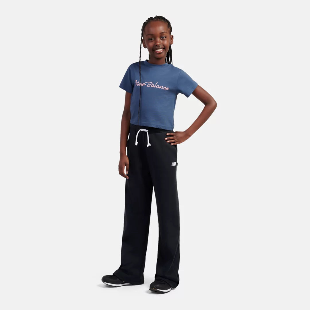 New Balance Small Logo Wide Leg Pant